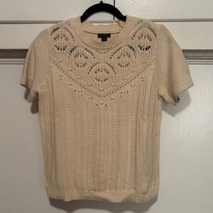 Anne Taylor short sleeve sweater